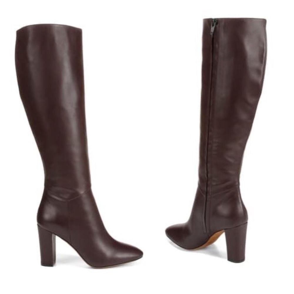 Vince Vita Knee High Leather Boot Size 9M